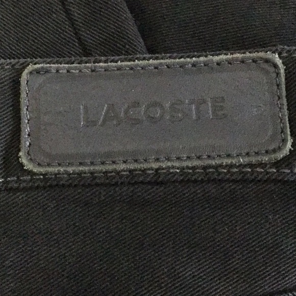 Lacoste black straight leg jeans size 29 (no stretch) - Picture 8 of 12